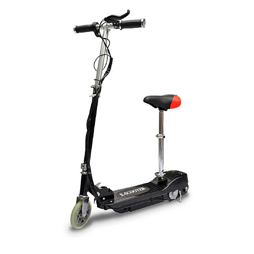 vidaXL Trottinette électrique avec Siège 120 W Noir