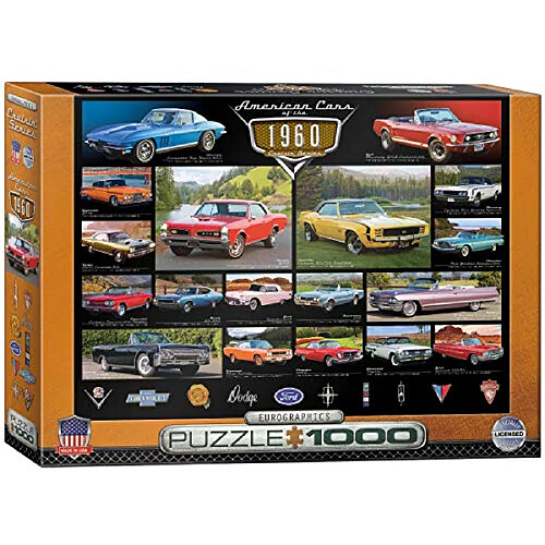 EuroGraphics 1960's Cruisin' Classics Puzzle 1000 pièces