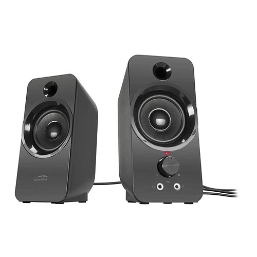 Speedlink DAROC Enceintes Stereo, noir