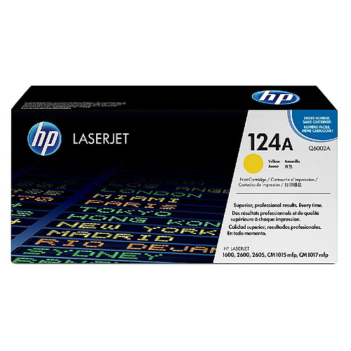 HP 124A Toner Jaune authentique (Q6002A)