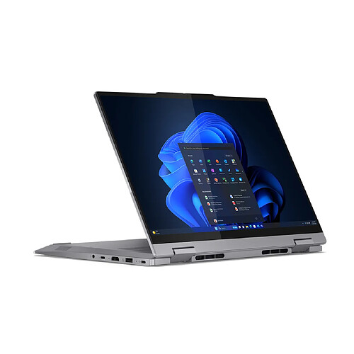 Lenovo ThinkBook 14 Hybride (2-en-1) 35,6 cm (14') Écran tactile WUXGA Intel Core Ultra 7 155U 16 Go DDR5-SDRAM 512 Go SSD Wi-Fi 6E (802.11ax) Windows 11 Pro Gris