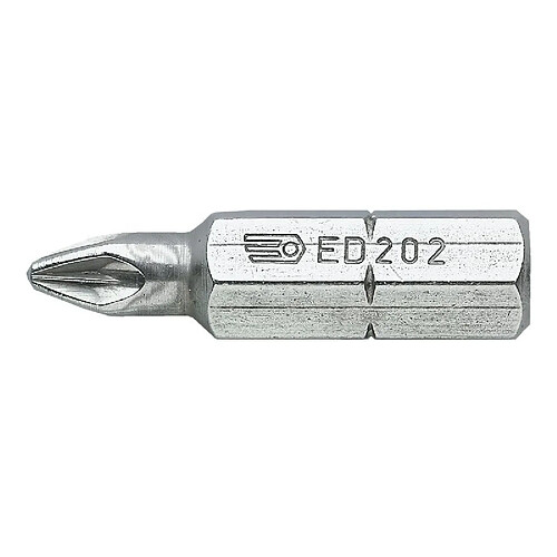 Embout standard série 2 pour vis cruciformes Pozidriv Facom ED202