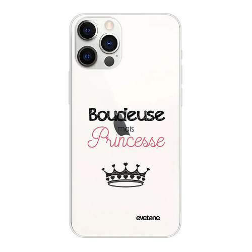 Evetane Coque iPhone 12/12 Pro souple silicone transparente