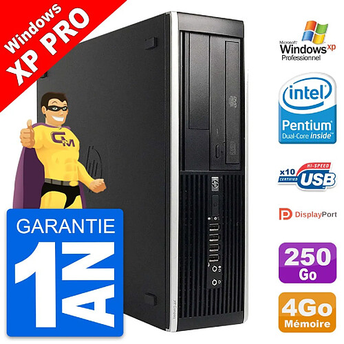 PC HP Compaq Pro 6300 SFF Intel G630 RAM 4Go Disque Dur 250Go Windows XP · Occasion