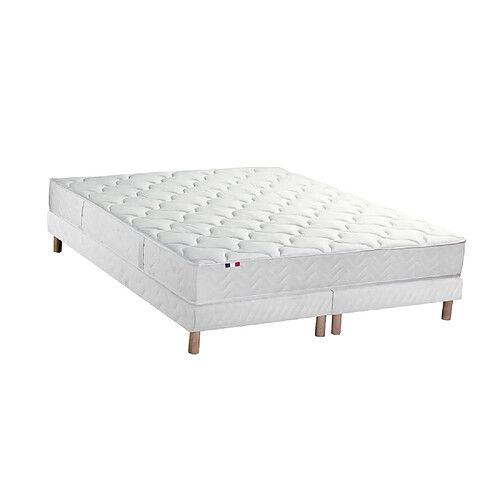 Idliterie Ensemble Matelas Ressorts 5 Zones ETOILE + Sommier - Made in France