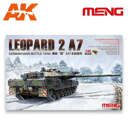 Meng Maquette Char Leopard 2a7 German Main Battle Tank