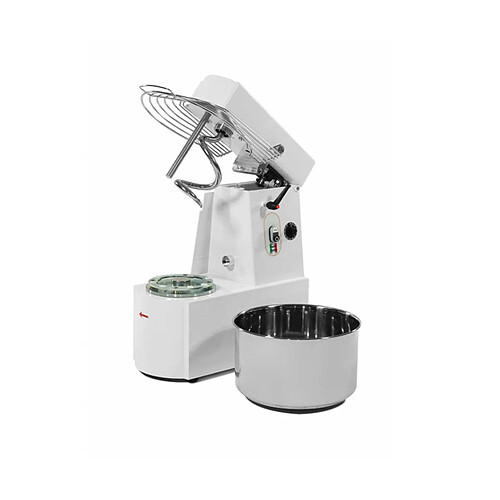 Pétrin Professionnel à Spirale Tête Relevable et Cuve Extractible - 32L - Monophasé 230V - Resto Italia