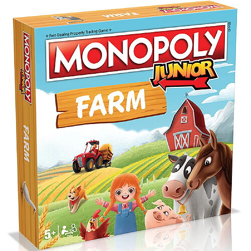 Winning Moves MONOPOLY JUNIOR - Farma Jeu de société (ANGLAIS)