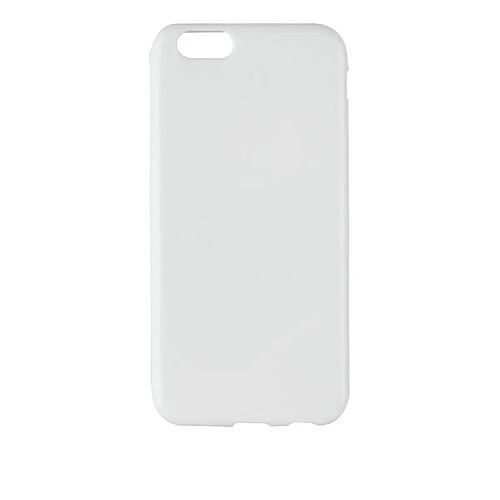 Coque TPU XQISIT FlexCase iPhone 6 blanc