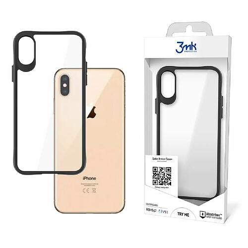 Max Protection Apple iPhone Xs Max - 3mk Satin Armor Case+