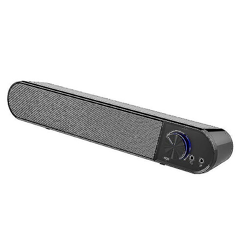 Universal YYH-Bluetooth Bar de haut-parleurs Computer Liberles sans fil Mic Mic Loudspeaker | Enceintes informatiques (noir)