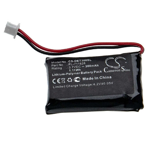 vhbw batterie compatible avec Educator EZ-903 Receiver, EZ-904 Receiver collier entraîneur de chien (300mAh, 3.7V, Li-Polymère)