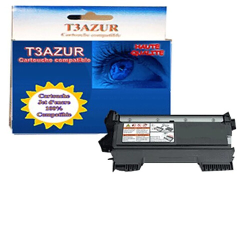 T3Azur TN2010 - Toner Laser Brother compatible HL-2130 / HL-2132 / HL 2130 / HL 2132