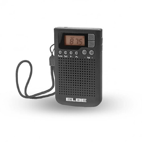 RADIO PORTABLE NUMÉRIQUE DE POCHE NOIRE | RF-93 | Elbe