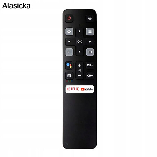 GUPBOO Télécommande Universelle de Rechange pour TCL Android 4K Smart TV Netflix YouTube 49P30F