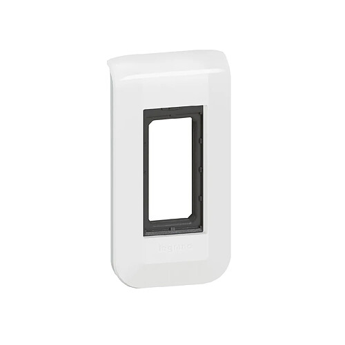 Legrand Plaque de finition avec support pour 1 module Mosaic - Blanc