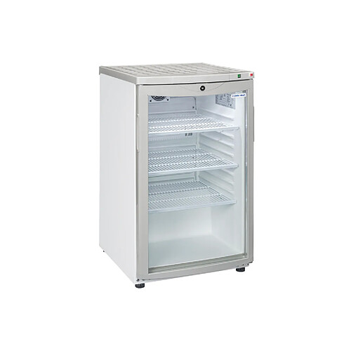 COOLHEAD Arrière Bar Réfrigéré Vitré Blanc - 85 Litres - Cool Head