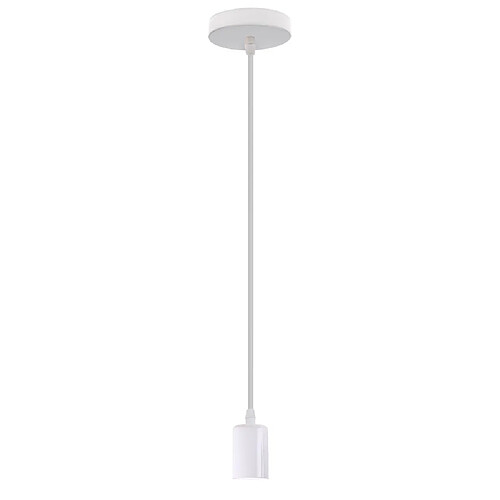 Stoex Douille de lampe E27, Suspension luminaire plafond Lampe Accessoires Pendentif Lampe Titulaire Support de lampe plafonnier Antique Edison Suspension - Blanc