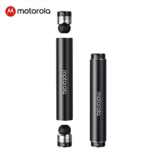 Chrono Motorola VerveBuds 300 - Écouteurs Bluetooth 5.0 sans Fil Stéréo - True Wireless - 10h et Micro Intégré(Noir)