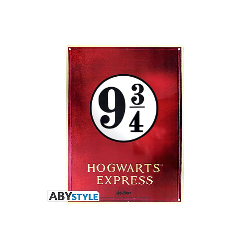 Abystyle Harry Potter - Plaque métal Voie 9 3/4 (28x38)