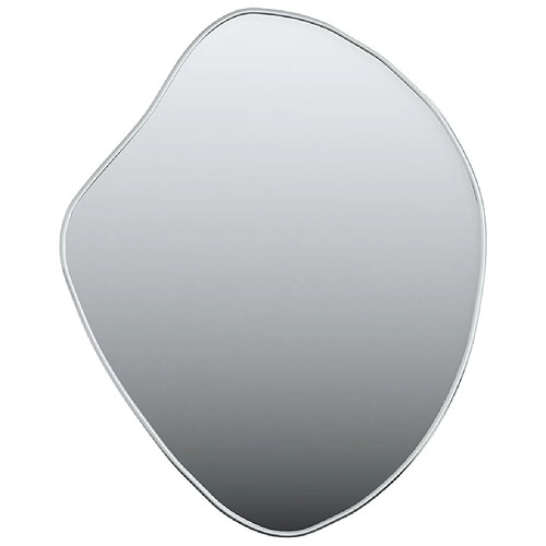 Maison Chic Miroir mural | Miroir Décoration pour Maison Salle de Bain Argenté 0x40 cm -GKD24669