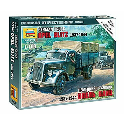 camion Opel Blitz Allemand 1937-44 (Snap Kit) 1100 Zvezda