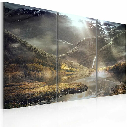 Paris Prix Tableau Imprimé 3 Panneaux The Land of Mists 40 x 60 cm