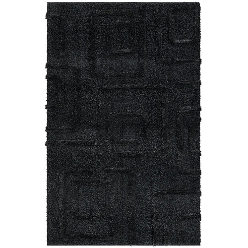 Hadorn Tapis shaggy 245x160 noir Thun Artem