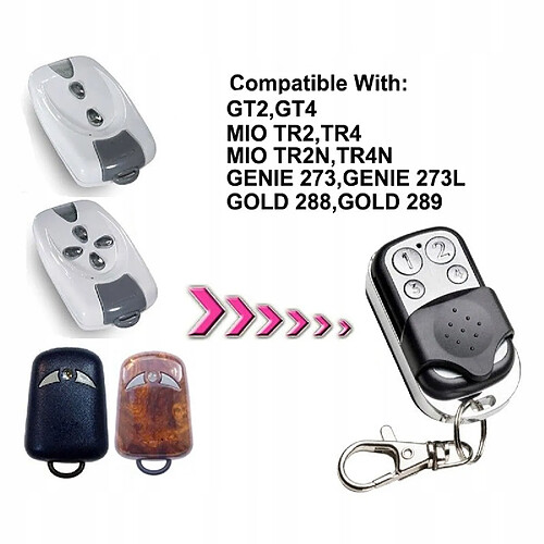 GUPBOO Télécommande Universelle de Rechange pour ouvre-porte de garage de rechange MIO TR2 sur