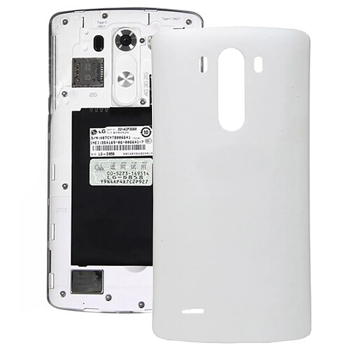 Wewoo Coque arrière blanc pour LG G3 Couverture arrière avec NFC pièce détachée