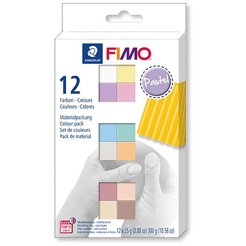 Graines Creatives Coffret Fimo Soft couleurs pastels