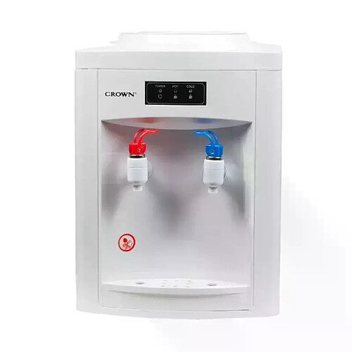 Crown CWD-1905W, Distributeur d'eau de bureau, refroidissement électronique, blanc