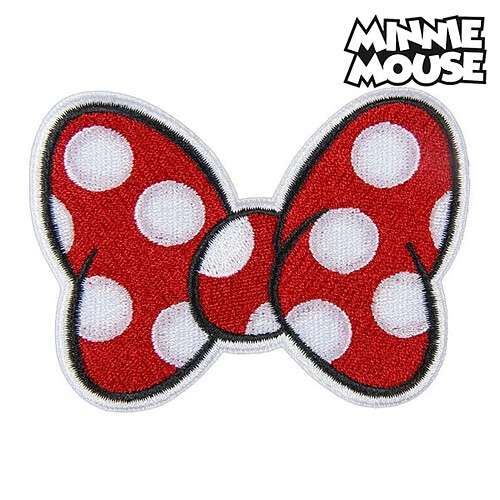 Patch Minnie Mouse Rouge Polyester