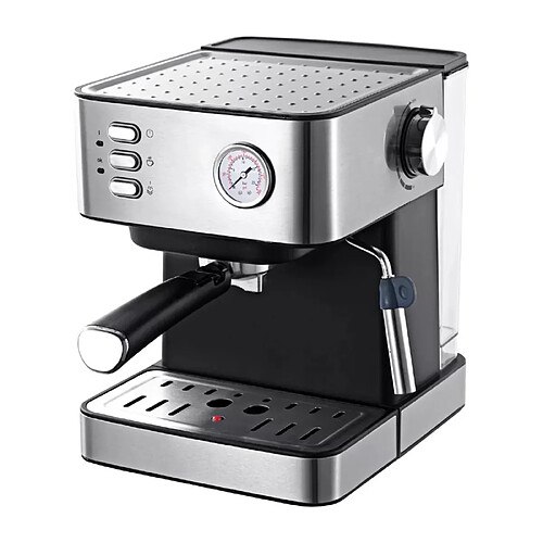 Finlux FEM-1793, Machine à expresso, Puissance 850 W, Pression 15 bar, 1,6 L, Argent