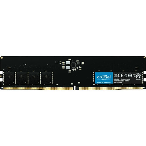 Mémoire RAM Crucial CT32G52C42U5 5200 MHz CL42 32 GB DDR5