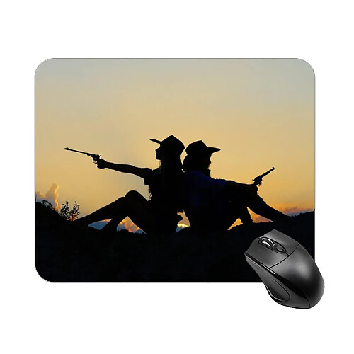 Universal Cowgirls imprimé de souris imprimé pour ordinateur portable