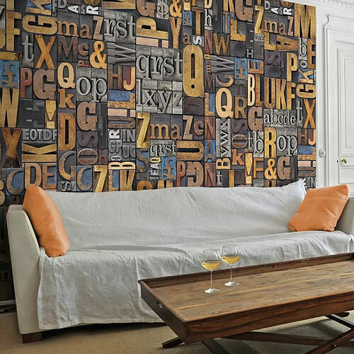 Paris Prix Papier Peint Verbal Puzzle 50x1000cm