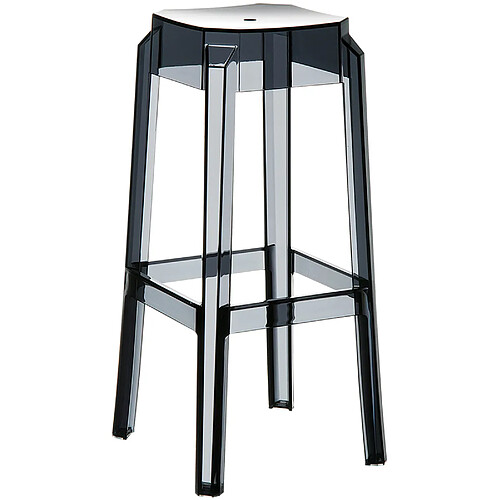 Non Tabouret de bar Fox, transparent