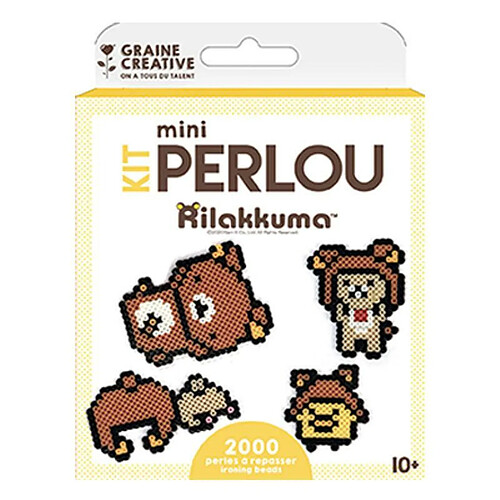 Graines Creatives Coffret perles à repasser - Rilakkuma