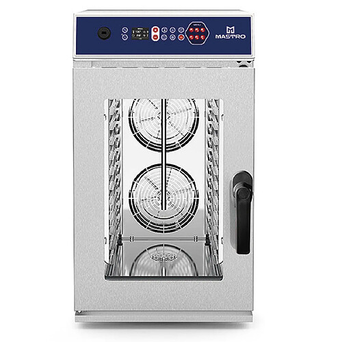 Four Mixte Électrique à Vapeur 10 GN 1/1 avec Commande Numérique Et Système De Lavage Automatique - Mastro