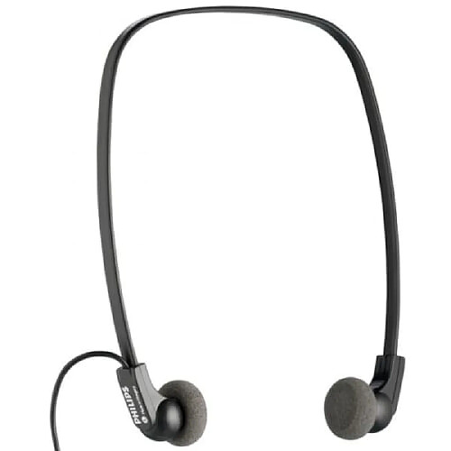 Philips LFH0234/22 Micro Casque Filaire Supra-Auriculaire Jack 3.5 mm Plastique Gris