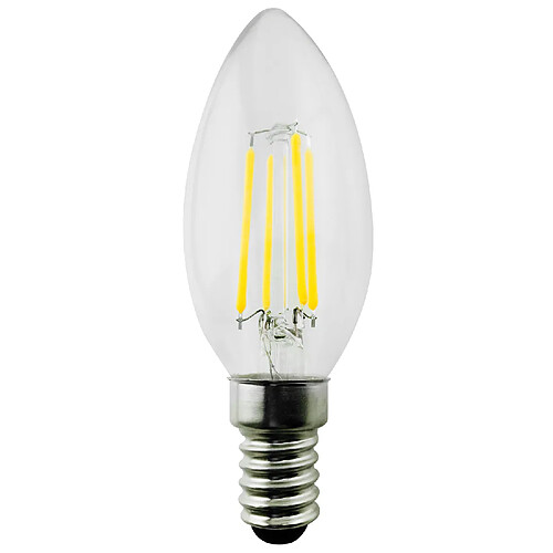 Maclean Ampoule à filament Edison rétro E14 bougie 4W C37