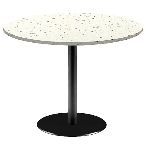 Restootab Table Ø120cm - modèle Rome terrazzo cassata