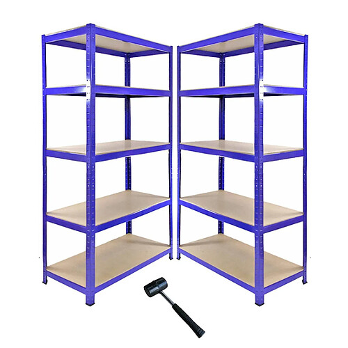 Monstershop Monster Racking 1 Rayonnage d'Angle T-Rax et 2 Rayonnages T-Rax, Bleus