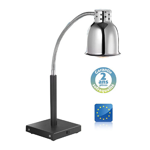 Lampe chauffante sur pied - Noir - 250 W - Sofraca