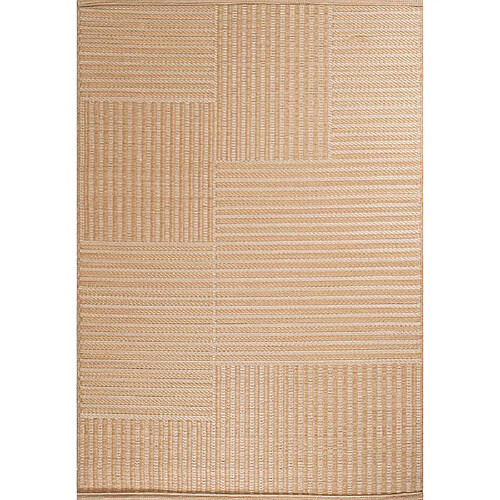 Jardindeco Tapis extérieur en polypropylène Spargi 1745 beige 120 x 160 cm.