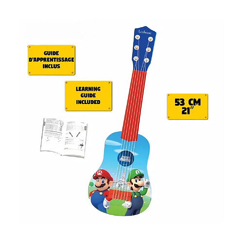 SUPER MARIO Ma premiere guitare 53 cm LEXIBOOK