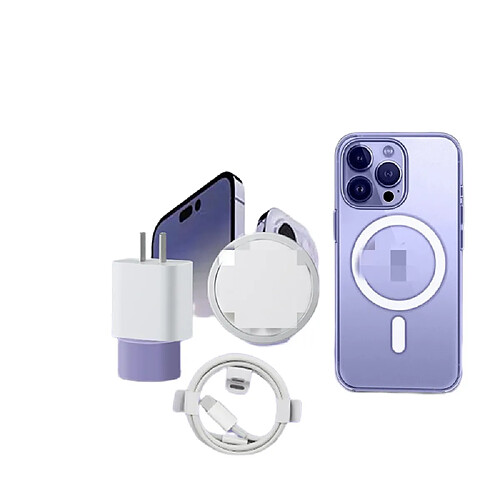 General Certifié chargeur Apple, câble Lightning de 0,9 m avec prise USB Cube de charge rapide Câble USB de synchronisation de données haute vitesse compatible avec iPhone 11/12/13 Pro Max/XS/XR/X/8/7/Plus/6S/SE/iPad(Violet)