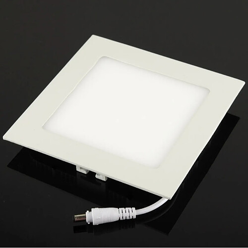 Wewoo Dalle LED Voyant carré chaud de 9W 48 SMD 2835 blanche, flux lumineux: 630lm, taille: 14.7cm x 14.7cm