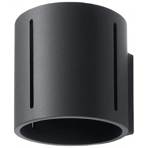 Luminaire Center Applique murale INEZ aluminium noir 1 ampoule